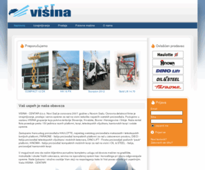 visina-centar.com: visina-centar.com - korpe, platforme, rad na visini, mašine
