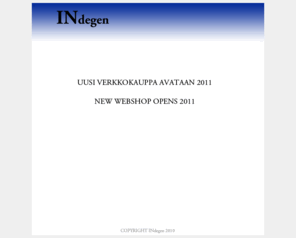 indegen.com: INdegen
verkkokauppa, korut, asut, asusteet