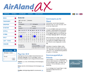 airaland.ax: Air Åland
AirÅland flyger mellan Mariehamn, Helsingfors och Stockholm, boka resor direkt på våran hemsida