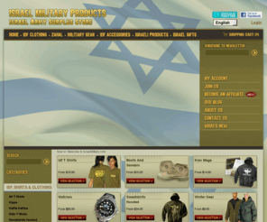 israelmilitary.com: Israel Military Surplus - Israeli Army Surplus (IDF) Store
Israel Army Surplus Online Store, located in Tel Aviv Israel. Israel Military Products supplies the Israeli soldiers and collectors all over the world with uniforms, insignia, army t-shirts, watches, caps, body armor, web gear  and much more.