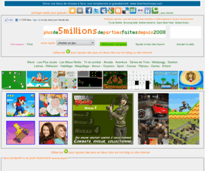 petitsjeuxgratuits.fr: Petits jeux gratuits, votre site de jeux sans inscription ni téléchargement
Petits Jeux Gratuits en ligne, sans téléchargement, détendez vous faites un petit jeu
