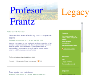 profesorfrantz.com: Profesor Frantz - el legado
