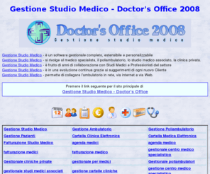 gestionaledottore.info: Gestione Studio Medico - Doctor's Office 2008
