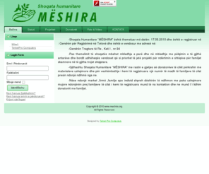 meshira.org: www.meshira.org
Shoqata Humanitare "MËSHIRA"