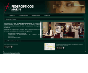 federopticosmarin.com: FEDEROPTICOS LARRONDO- Portada
Sitio web de FEDEROPTICOS LARRONDO, situado en Noia, La Coruña.