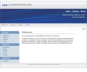 ls-wertstoffe.info: Willkommen - LS-Wertstoffe.info -
 