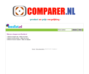 offertewinkel.biz: Comparer.nl - product en prijs vergelijking
Prijs en product prijsvergelijking