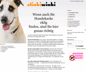 stinki-winki.info: STINKIWINKI · ALLES GEGEN HUNDEKOT
Das STINKIWINKI ist ein sehr praktisches Utensil zur angenehmen Entfernung von Hundekot. Alles gegen Hundekot !