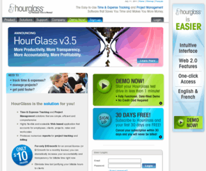 myhourglass.com: Home | Web-based Time Tracking & Project Management Software | HourGlass
The easy-to-use, Web-based Time Tracking and Project Management System that Saves You Time and Makes You More Money.