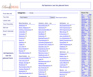 bridedeal.com: Almond Classified
Almond Classifieds main idea - easy to use, configurate and install;
 easy set up custom categories, fields, search; Try to install free version to make sure. 