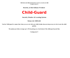 childalarm.co.uk: Child Alarm and Guard
child alarm system protect child child guard childalaram childguard