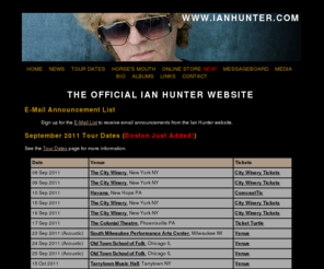 ianhunter.com: IanHunter.com - The Official Ian Hunter Website
