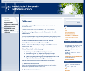 institutionsberatung.de: Nordelbische Arbeitsstelle Institutionsberatung | Willkommen!
