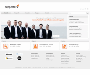 supporters.dk: IT-outsourcing med Supporters: IT-firma tilbyder server hosting, outsourcing og IT-support til danske firmaer
IT-firma i København, Roskilde, Næstved, Køge specialiseret i IT-support og outsourcing. Supporters leverer IT-løsninger, IT-support og server hosting til firmaer på Sjælland.