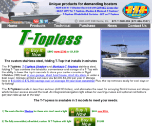 t-topless.com: T-Topless by RNR Marine, Installs in Minutes and Lowers in Seconds ...
RNR Marine T-Topless, Installs in Minutes and Lowers in Seconds, Drop your top and go T-Topless