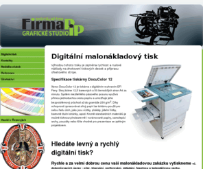 tiskpip.cz: Petr Pacner - Firma PIP, digitální tisk, laminování, kopírování, grafické práce, levné vizitky
digitální tisk, malonákladový, produkční