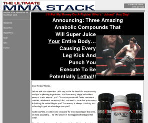 ufcstack.com: MMA Stack: Anabolic Muscle Growth Stack for extreme fighters!
The Ultimate Stack for The MMA Fighter - Three Amazing Anabolic Compounds!