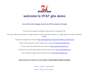 htandtnet.com: HT&T - Sun, Oracle, Cisco, iPlanet, 3Com, HP, Apple... HT&T - Hi-Tech &
Touch - IT Solutions for the 3rd. Millenium Enterprise
HT&T - Sun, Oracle, Cisco, HP, 3Com, Apple IT Solutions for the 3rd. Millenium Enterprise - the hype is dead, count on the the effectiveness of our IT solutions