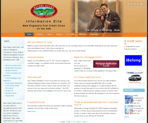 rivercu.com: RVCU Information Site - Home
River Valley Credit Union, serving Southern Vermont and New Hampshire with branches in Brattleboro, Townshend, Putney, Bellows Falls amd Springfield