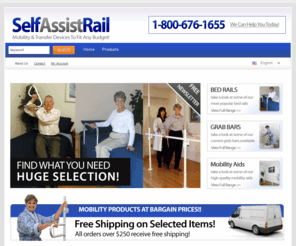 selfassistrail.com: Self Assist Rail - Bed Rails Grab Bars Handrails Parallel Bars Mobility Aids
Bed Rails Grab Bars Handrails Parallel Bars Mobility Aids To Keep You Mobile And Independent.
