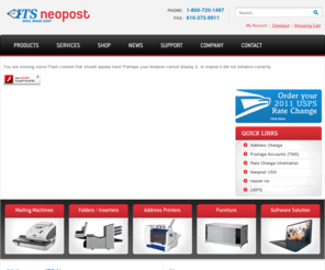 itsmailing.net: ITS Neopost | We Value Your Mail | Pennsylvania, New Jersey, and Delaware
ITS Neopost provides superior products for all of your mailroom requirements, serving Pennsylvania, New Jersey, and Delaware areas.