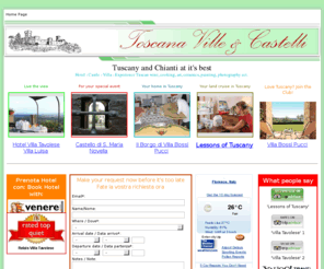 lessonsoftuscany.com: Toscana Ville & Castelli
Hotel Villa Tavolese, chianti, toscana