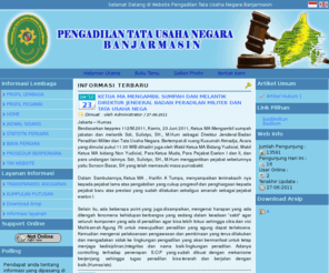 ptun-banjarmasin.go.id: Website Pengadilan Tata Usaha Negara Banjarmasin
Website Pengadilan Tata Usaha Negara Banjarmasin