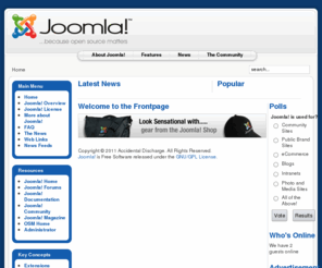 accidental-discharge.com: Welcome to the Frontpage
Joomla! - the dynamic portal engine and content management system