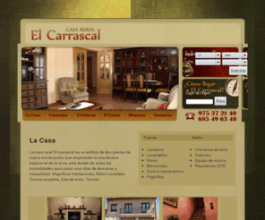 casarejosrural.com: Casa Rural El Carrascal - Casarejos - Soria
Casa Rural El Carrascal, Casarejos