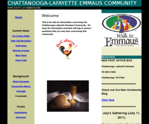 chatt-laf-emmaus.org: Chattanooga Lafayette Emmaus Home Page
