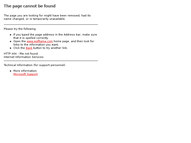 www.wsfllama.com