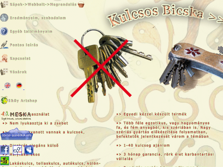 www.kulcsosbicska.eu