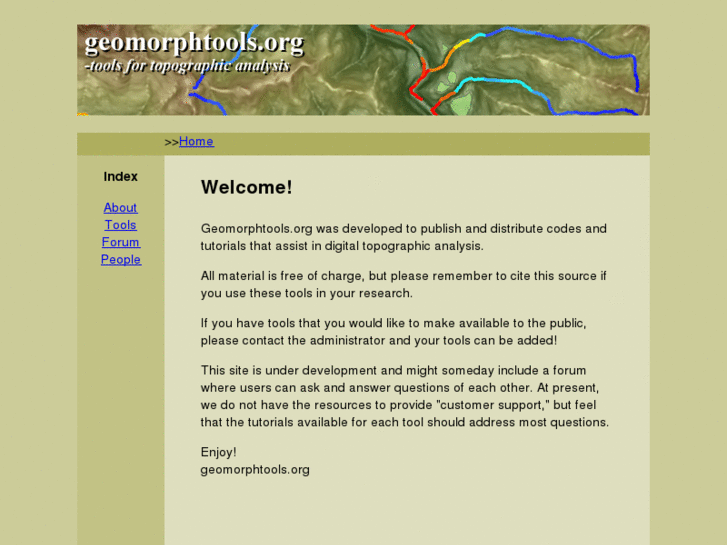 www.geomorphtools.org