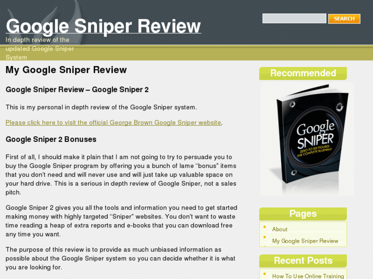 www.mygooglesniperreview.net