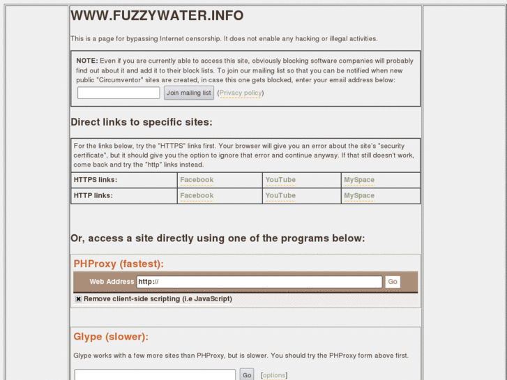 www.fuzzywater.info