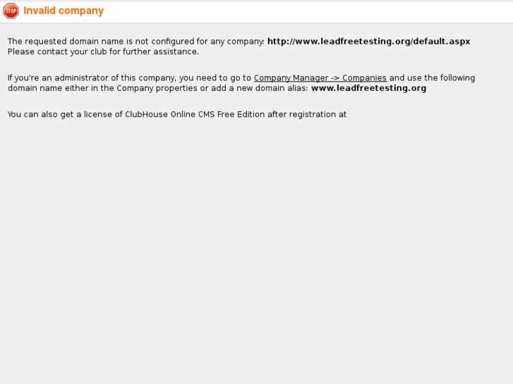 www.leadfreetesting.org
