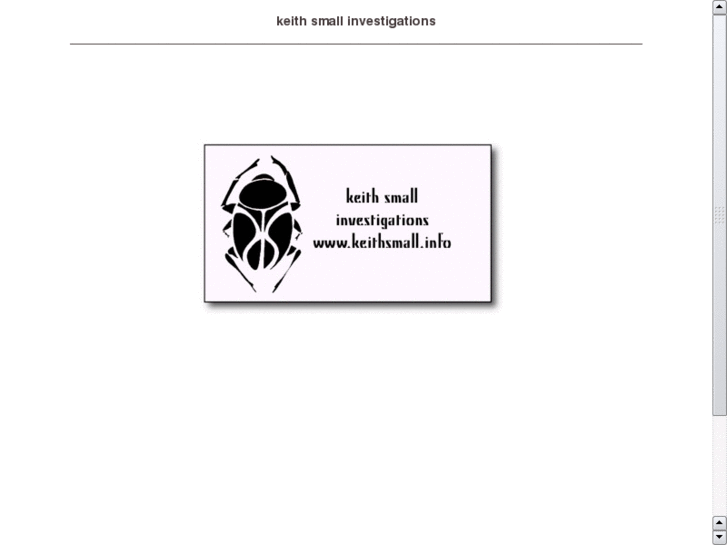 www.keithsmall.info