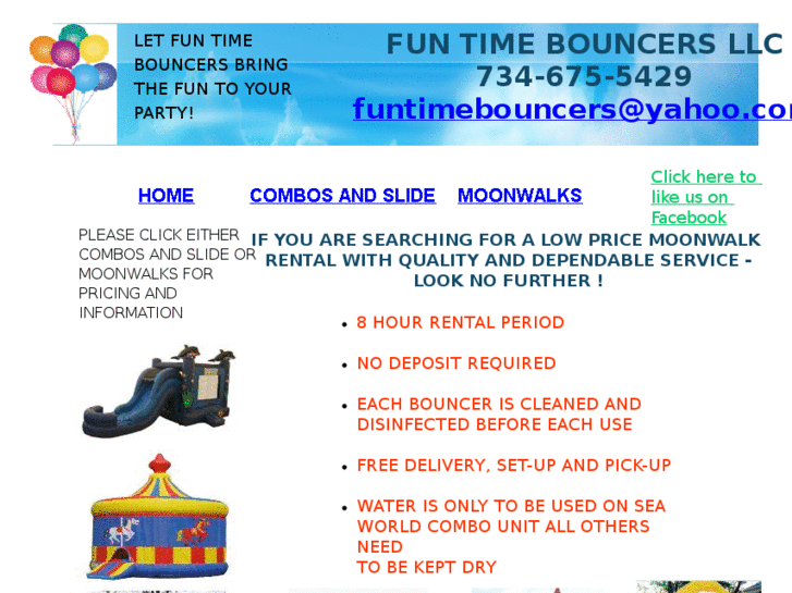 www.funtimebouncers.net