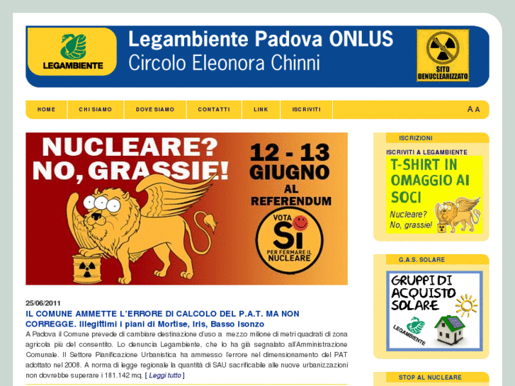 www.legambientepadova.it