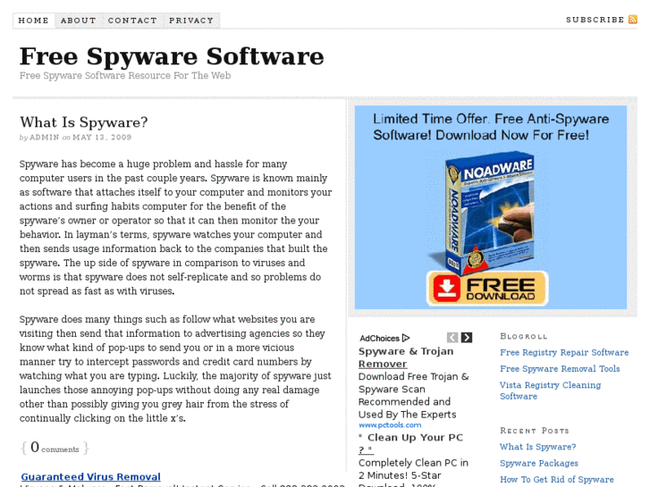 www.freespywaresoftware.org