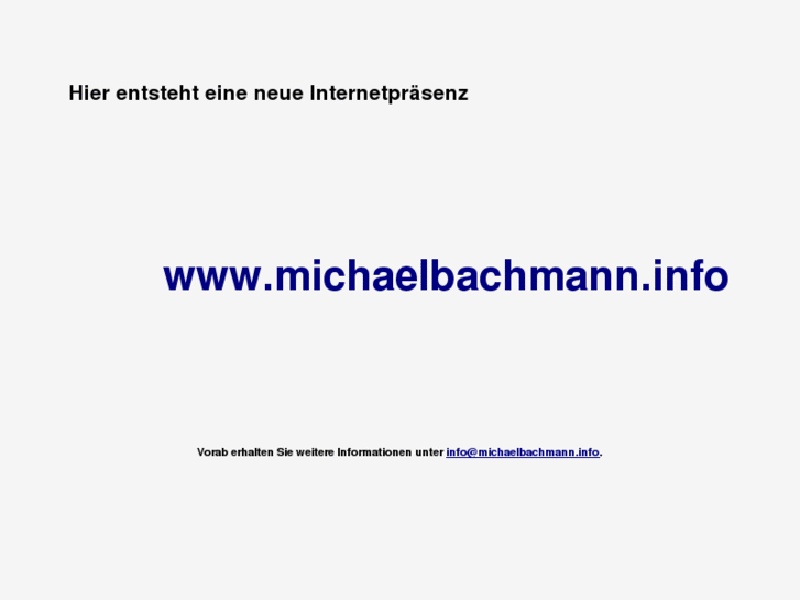 www.michaelbachmann.info