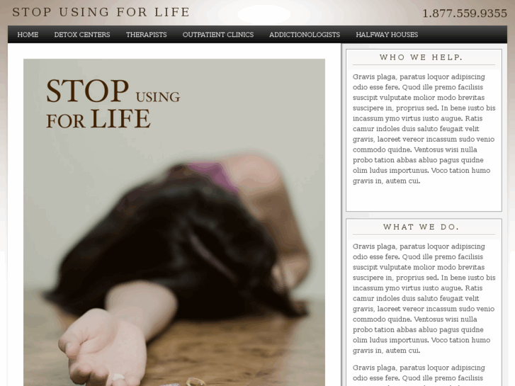 www.stopusingforlife.net