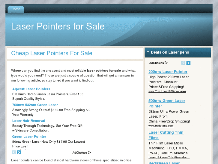 www.laserpointersforsale.net