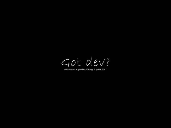 www.gotdev.org