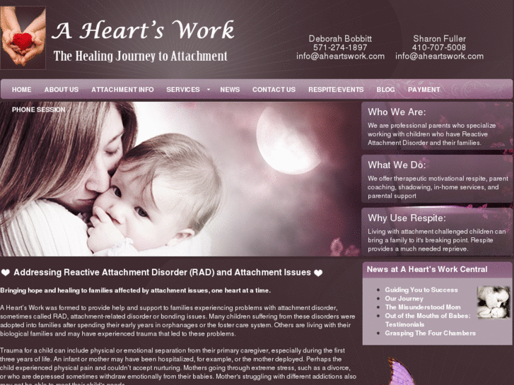 www.reactiveattachmentdisordersupport.org