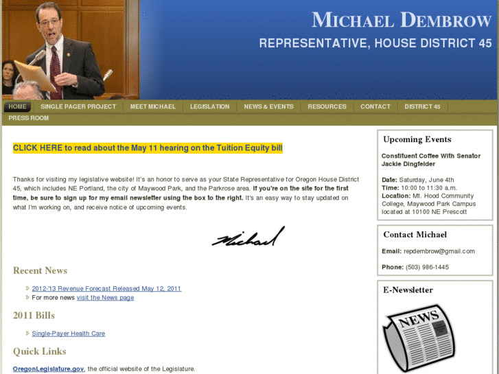 www.repmichaeldembrow.com