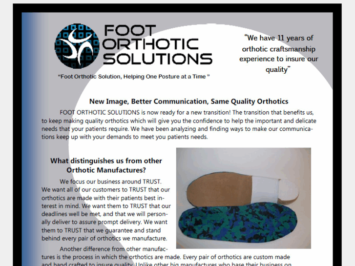 www.footorthoticsolution.com
