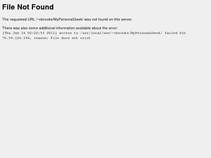 www.mypersonalgeek.org