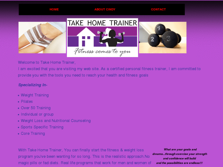 www.takehometrainer.net