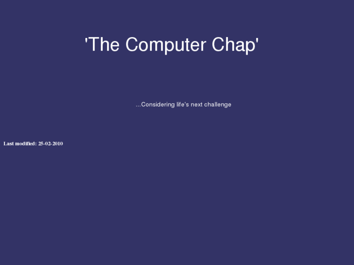 www.thecomputerchap.co.uk